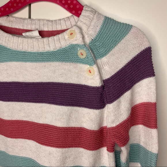 Toddler Girl’s H&M Striped Sweater - Picture 2 of 11